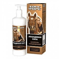 Лошадиная сила Шампунь с коллагеном и ланолином 500 мл (Лошадиная сила, Horseforce)